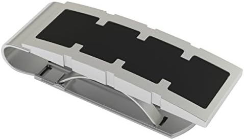Levitt Money Clip & Black Tie Clip & SS Round Cuff Links
