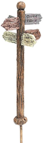 Marshall Home and Garden "Street Sign" Miniature Fairy Garden Accessory #MG34