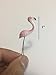 20 pcs. Terrarium Mini Pink Flamingo Stake Miniature Dollhouse Fairy Garden Accessorie