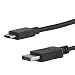 StarTech.com 6 ft USB C to DisplayPort Video Cable - Thunderbolt 3 Compatible - 4K 60Hz - USB 3.1 Type C to DP Monitor Adapter Cable (CDP2DPMM6B)