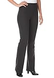 Women's Plus Size Tall Pants, Boot-Cut In Ponte Knit
