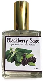 Blackberry Sage Hair Perfume - Hair Mist, Argan Hair Gloss or Argan Hair Milk - with Silk Protein, Horsetail Extract and Vitamin B - 2 oz