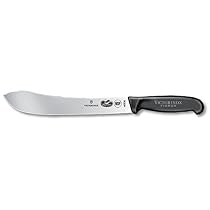 Victorinox Cutlery 10-Inch Butcher Knife, Black Fibrox Handle