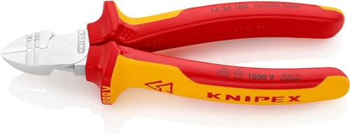 KNIPEX Diagonal Insulation Stripper Chrome-Plated Insulated, 14 26 160