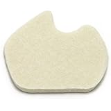 Sesamoid/Dancer Pads, Left Foot, 1/4 Felt, 100 Pads per Pack by Atlas Biomechanics