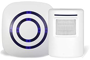WERPOWER Infrared Motion Sensor Alarm Entry Alert Vistor Doorbell Home Security Driveway Kit