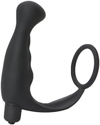 Silicone Vibrant A N A L Plug With PENI S Ring , Men Waterproof Pro Sta Te Massager