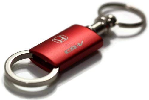Honda CR-V CRV Red Valet Key Fob Authentic Logo Key Chain Key Ring Keytag Lanyard (Certified Refurbished)