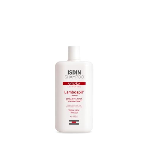 Lambdapil Champú Anticaída Ayuda a Reducir la Caída Excesiva del Cabello y a Aumentar su Densidad, Cabello Fuerte y con Aspecto Saludable, 400 ml
