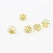 Idealgo 22cm 10pcs Twinkling Star Hair Spins Clip Bride Headwear Edge Clip Hairstyle Styling Tool Hair Pin Accessories (Gold (10pcs))