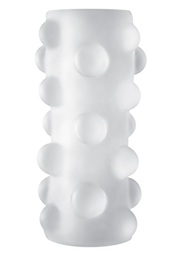 Doc Johnson OptiMALE - ULTRASKYN - Reversible Stroker with Storage Case - Rollerball - Frost