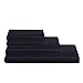 LITHER Queen Size Satin Sheets Set Black, Deep Pockets Fitted Sheet, Silky and Breathable Luxury Bed Sets