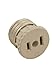Leviton 125 15 Amp, 660 Watt, 125 Volt, 2-Pole, 2-Wire, Socket to Outlet Adapter, 1 Pack, White primary
