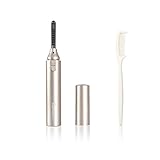 Suprent Heated, Power-operated Eyelash Curler,Eyelash-heated and Curled Instrument for Electric Eyes,Eyelash Modeling,Eyelash Brush,Eyelash Pen (Gold)