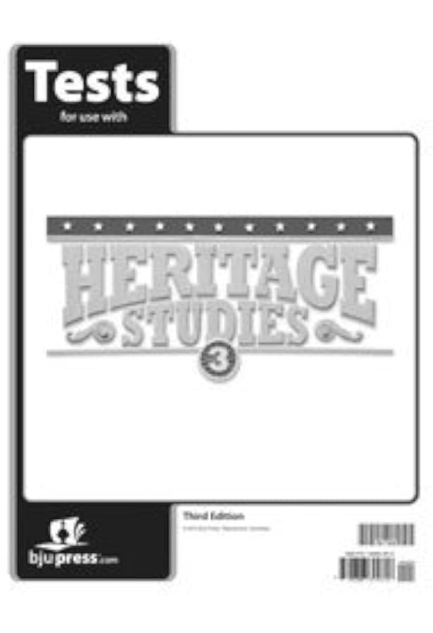 Heritage Studies 3 Student Text (3rd ed.; copyright update): BJU