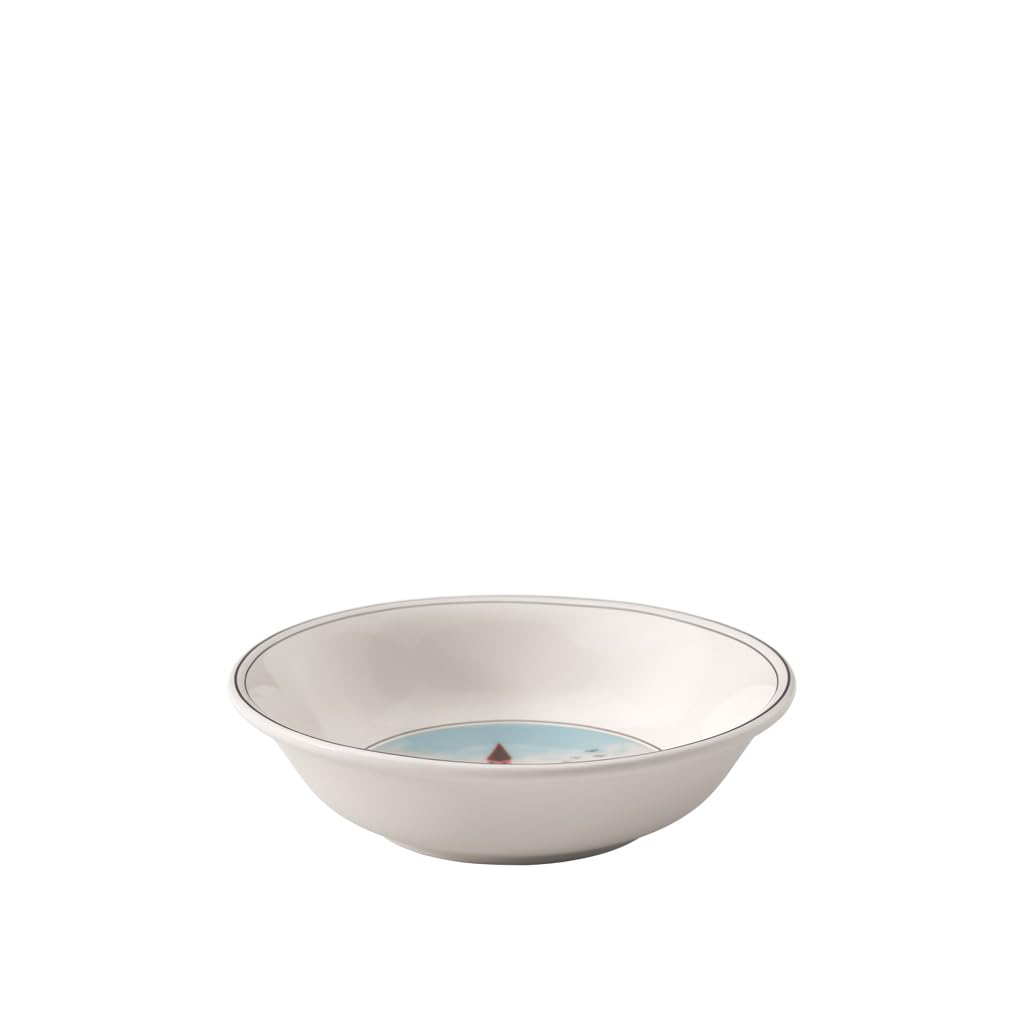 Villeroy & Boch Design Naif Individual Bowl, 14 cm, Premium Porcelain, White/Colourful