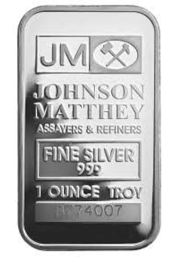Pure Silver Bullion Bar by Johnson Matthey of London : Amazon.ca
