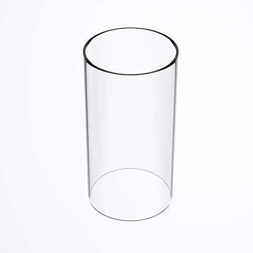 TLLAMP Large Size Hurricane Candle Holder Glass, Glass Cylinder Open