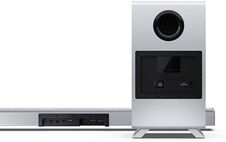 HT-SBW53121(SL) 3.1.2 Dolby Atmos Soundbar mit kabellosem Subwoofer, 550W, Bluetooth, HDMI eARC, Dolby Audio – abgestimmt von Devialet – in Silber