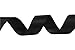 LaRibbons 1 Inch Wide Double Face Satin Ribbon - 25 Yard (030-Black)