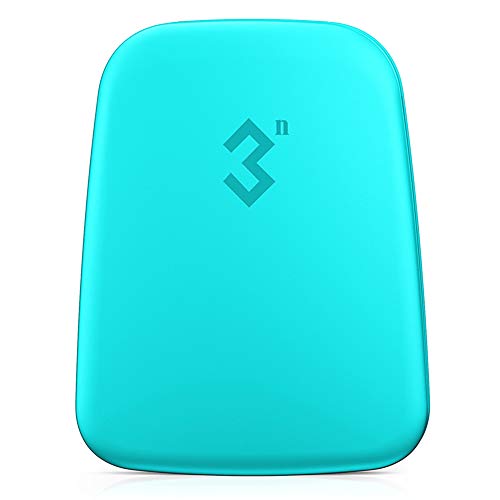 Woniutch Bulk Contact Lens Case Travel Kit with Mirror,6 Sets Design (Blue)