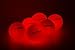 GoBright Red LED Light Up Golf Balls - Ultra Bright Glow in The Dark Night Golf Balls (Pack of 4)