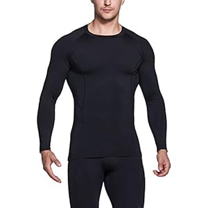 TSLA-1-or-2-Pack-Mens-Thermal-Long-Sleeve-Compression-Shirts-Athletic-Base-Layer-Top-Winter-Gear-Running-T-Shirt