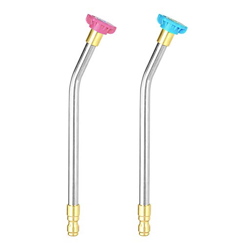 Sooprinse Pressure Washer Nozzle (7 Inch 30 Degrees Nozzle Curved Rod