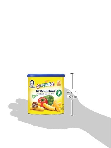 6 Gerber+Graduates+Crunchies+1+48+Ounce+Canisters