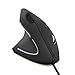 Left Handed Mouse,Ergonomic Vertical USB Wired Mouse 800/1200/1600 DPI Optical 6 Buttons Gaming Mice for PC Laptop Computer Desktop Mac (Left Hand)