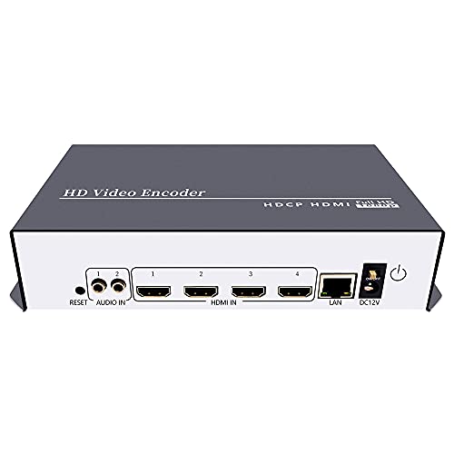 Photo 1 of iseevy 4ch 1080P 2ch 4K H.265 H.264 HDMI Video Encoder IPTV Encoder for IPTV Live Stream Broadcast Support RTMP RTMPS SRT RTSP UDP RTP HTTP FLV HLS TS Protocols and Live Platforms