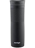 Contigo Snapseal(TM) Byron Stainless Steel Travel Mug, 24 oz., Matte Black