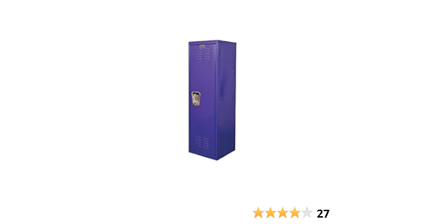 Amazon Com Hallowell Kid Locker 15 W X 15 D X 48 H 720 Pep Rally Purple Single Tier 1 Wide Knock Down Industrial Scientific
