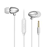 Antopos In-ear Earbuds Earphones with Mic and Remote Control for iPhone iPad Samsung and More