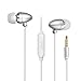 Antopos In-ear Earbuds Earphones with Mic and Remote Control for iPhone iPad Samsung and More
