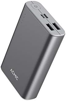 ACMIC Power Bank 10000mAh, Portable Charger PD QC 18W Fast