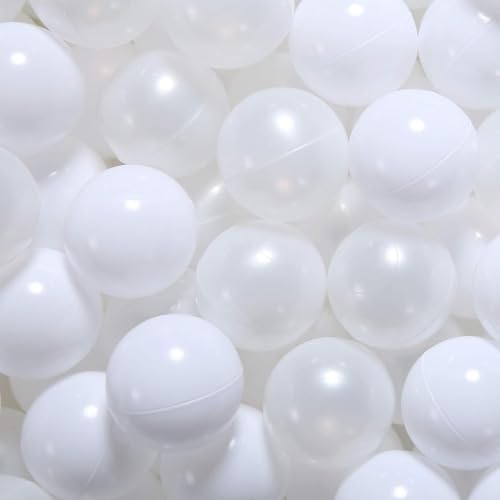 GOGOSO Ball Pit Balls for Toddlers Kids Plastic Balls for Ball-Pit Playpen Pool Baby Pastel Party Decor Fun Shaped Star Bulk 50 100 200 500 1000 Count