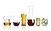 govino Dishwasher Safe Flexible Shatterproof Recyclable Whiskey Glasses 14-oz, Set of 4.