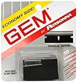 Personna Gem Stainless Steel Single Edge Razor Blades 10 ea