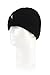 HEAT HOLDERS - Men's Thermal Fleece Lined Turn Over Cuff Winter Hat - Black