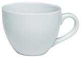 Rattleware Coffee House Collection 16 ounce cup, Set of 6, White