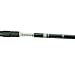 Telescopic Trekking Walking Hiking Sticks Poles Adjustable Length Anti-Shock (Black)