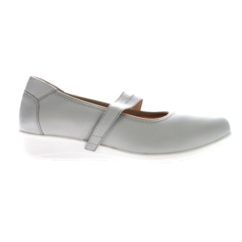 Propét Women’s Yara Mary Jane Light Grey 7.5 Medium US