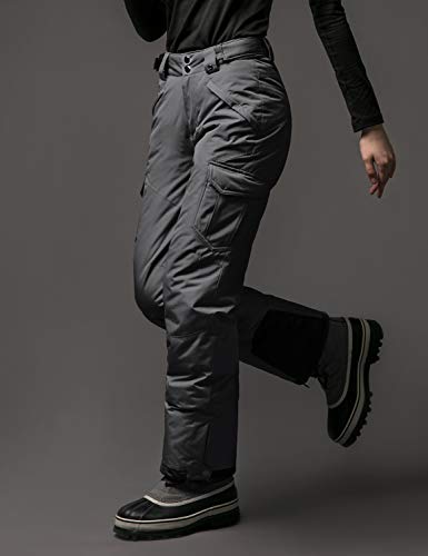 image for TSLA Women's Rip-Stop Snow Pants Windproof Ski Insulated Water-Repel B