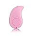 Efanr Sports Invisible in Ear Mini Bluetooth 4.0 Headset Earphone Earbuds Headphones with Hands-free Calling Stereo for iPhone 7 6 Plus 6 5 5S Samsung Galaxy Android IOS Smartphones (Pink)