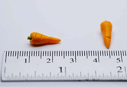 20 Loose Carrots Dollhouse Miniatures Food Kitchen Cool Price
