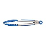 Tovolo Mini Silicone Tongs - Blue