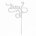 Blue Monogram Sweet 16 Cake Topper Glitter Star Cupcake Picks For 16th Birthday Anniversary Party Decoration Supplies
