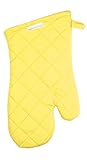 MUkitchen 100% Cotton, Terry-Lined Oven Mitt, 13-Inches, Chiffon