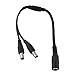 uxcell 5.5x2.1mm 1 Female to 2 Male 2 Channel DC Power Splitter Cable for CCTV Camera
